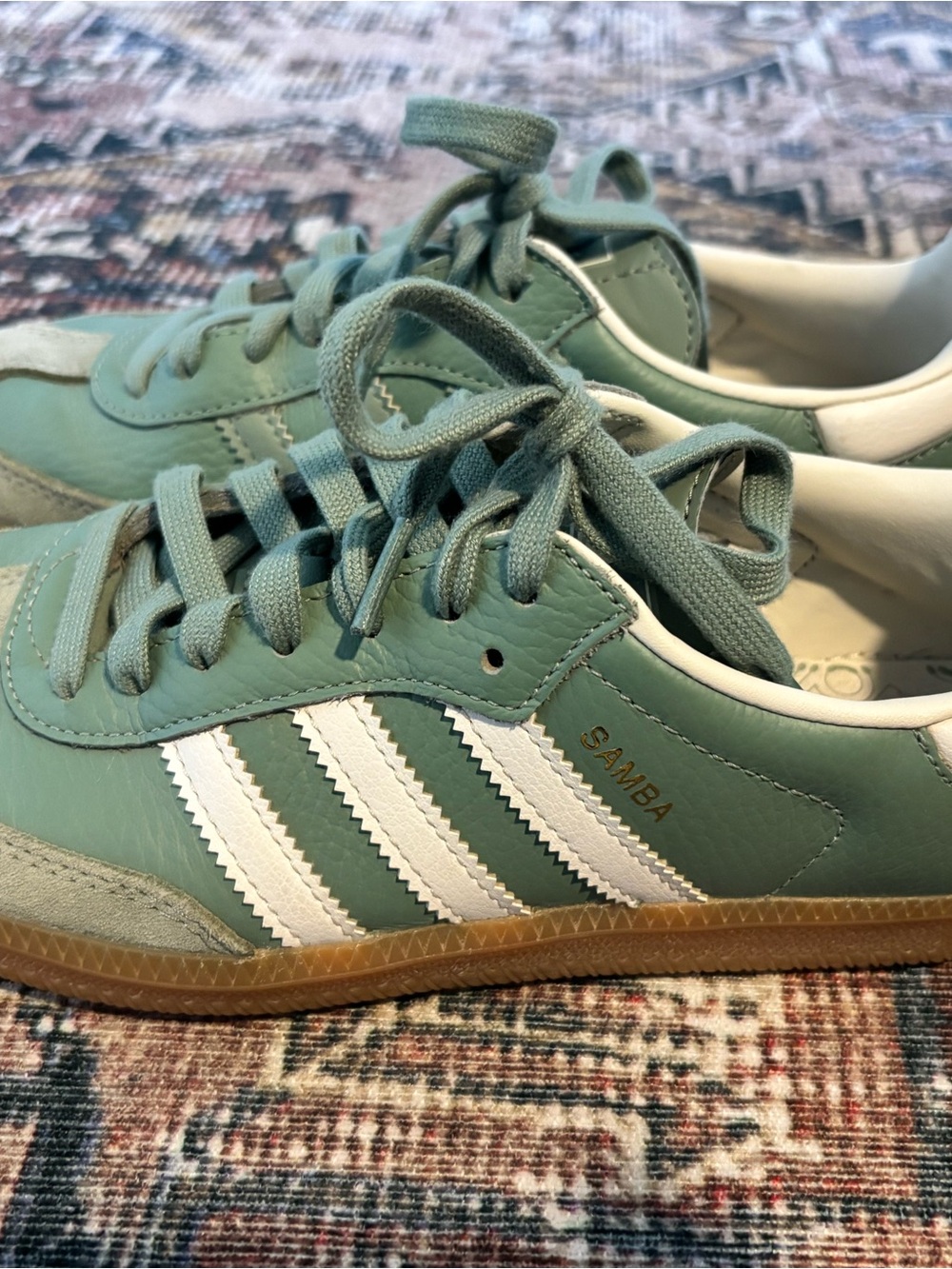 Adidas Samba Women’s Sneakers in Sage Green
